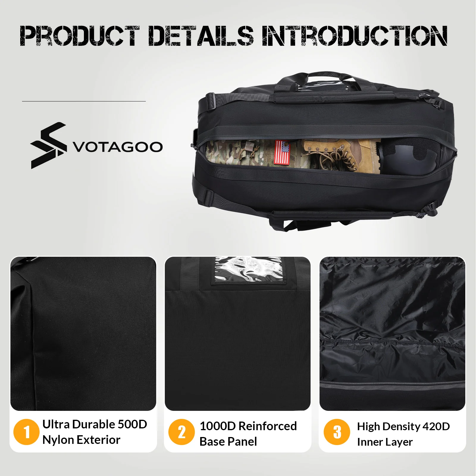 VOTAGOO® 130L Travel Duffel Bag - Image 11
