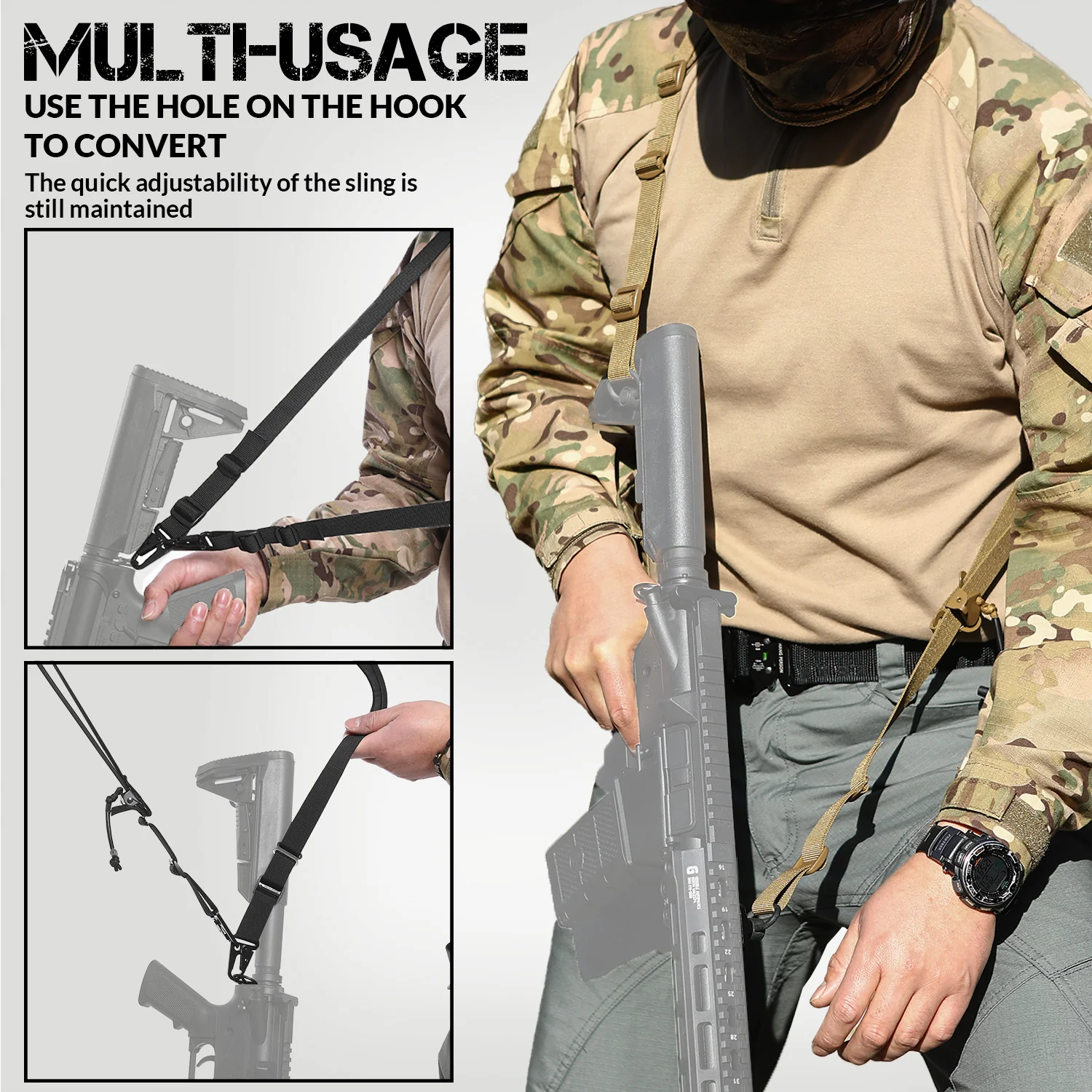 VOTAGOO® QD 2 Point Rifle Sling - Image 12