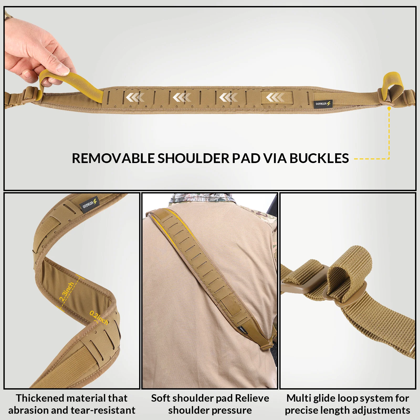 VOTAGOO® QD 2 Point Rifle Sling - Image 13