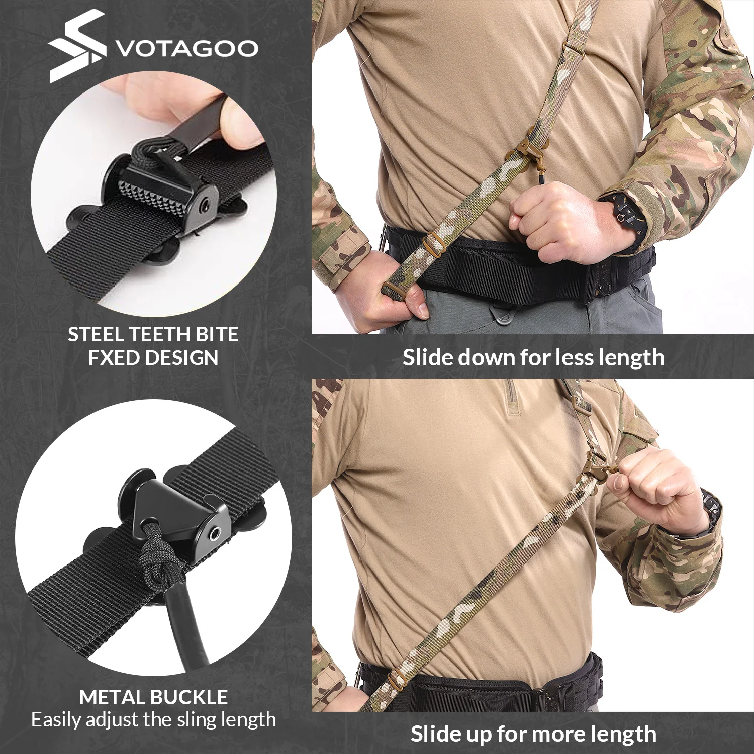 VOTAGOO® QD 2 Point Rifle Sling - Image 9