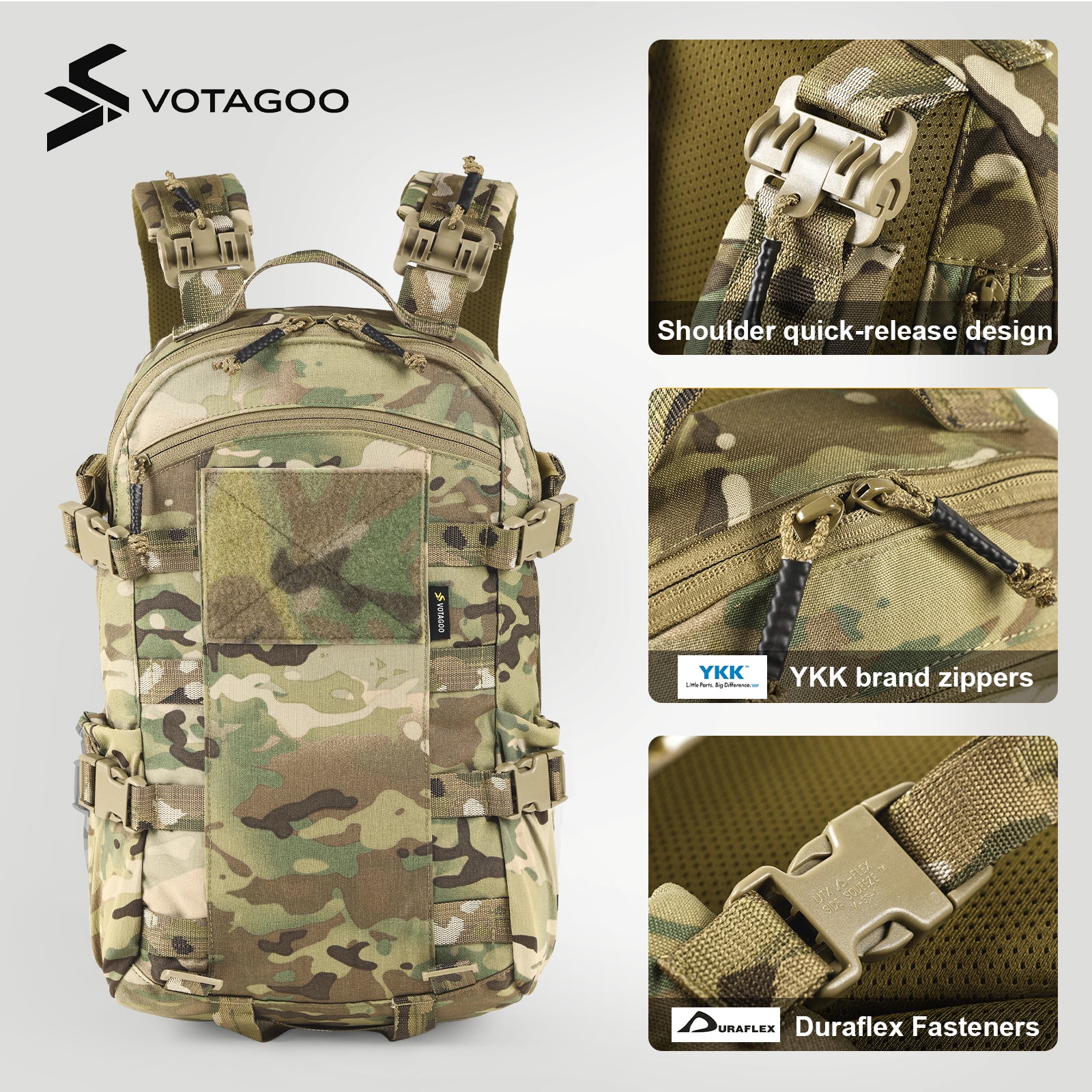 VOTAGOO® Tactical 20L Backpack - Image 6