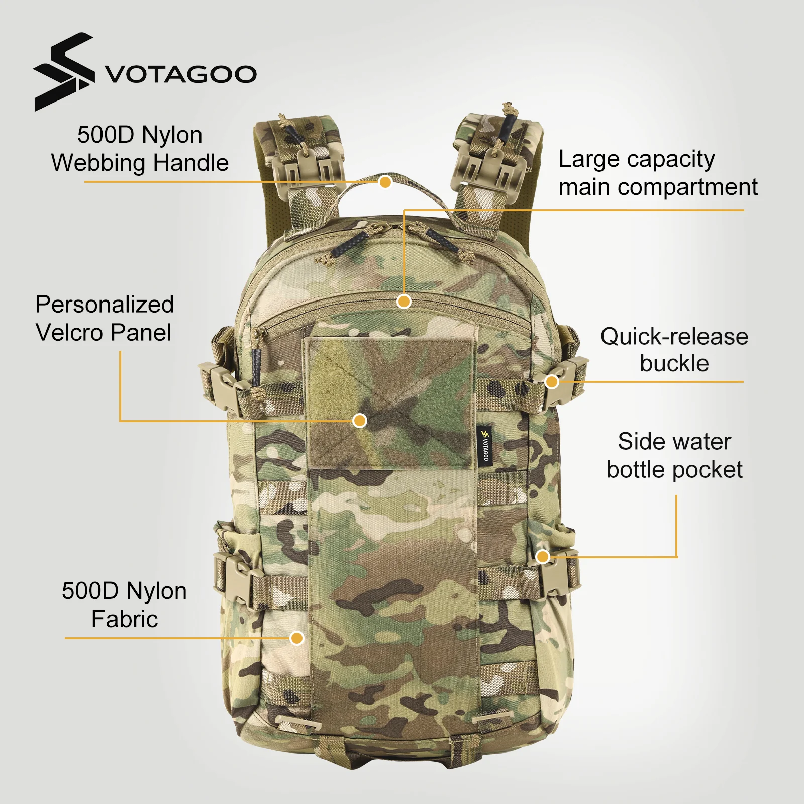 VOTAGOO® Tactical 20L Backpack - Image 8