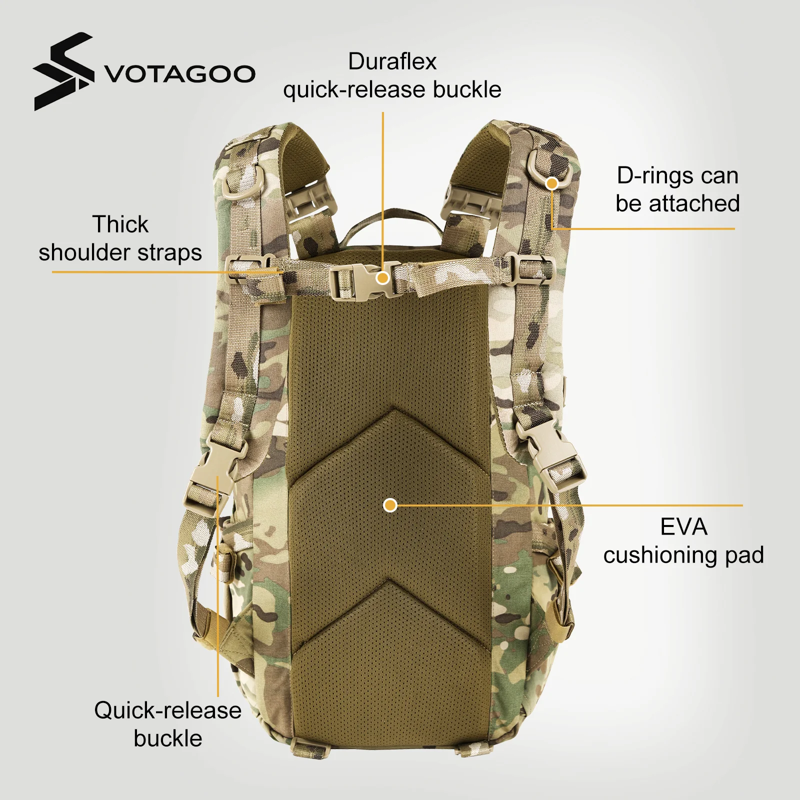 VOTAGOO® Tactical 20L Backpack - Image 9