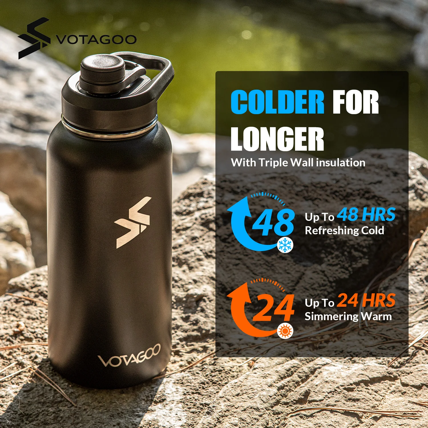 VOTAGOO® 32Oz Tactical Water Bottle - Image 17