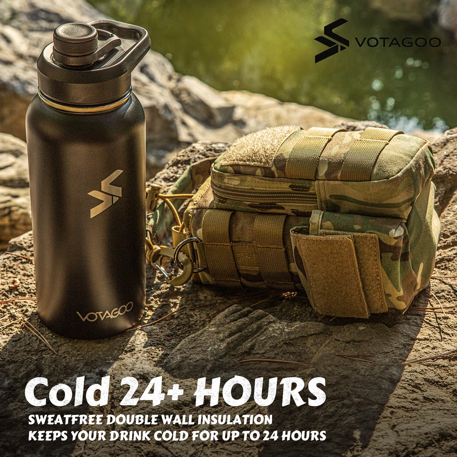 VOTAGOO® 32Oz Tactical Water Bottle - Image 7