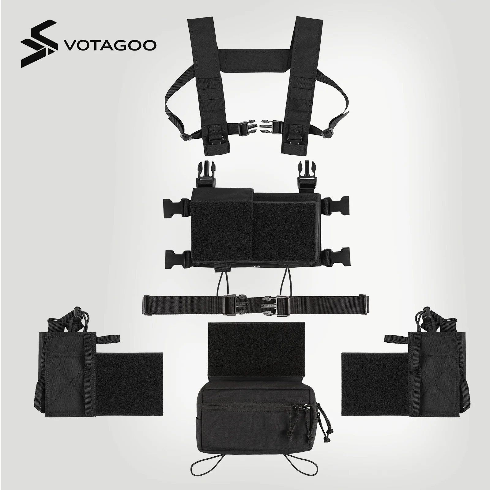 VOTAGOO® 500D Nylon Chest Rig - Image 7