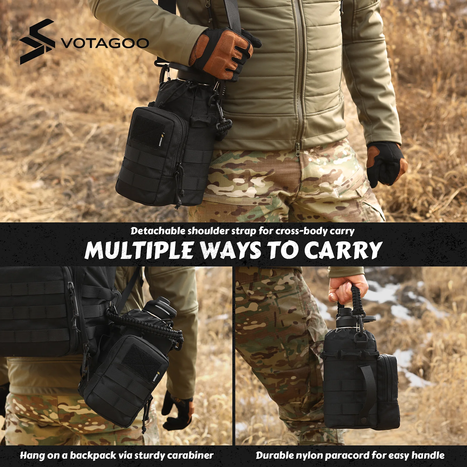VOTAGOO® 64Oz Tactical Water Bottle - Image 15