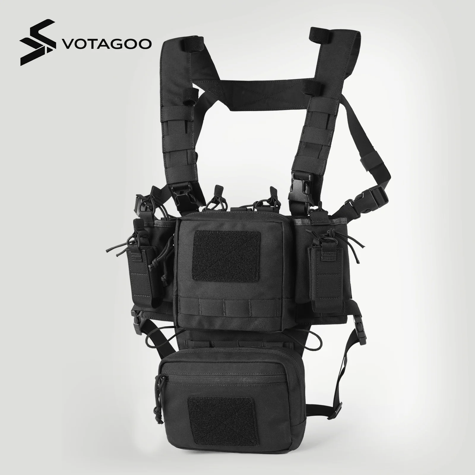 VOTAGOO® Adjustable & Detachable Tactical Chest Rig - Image 11