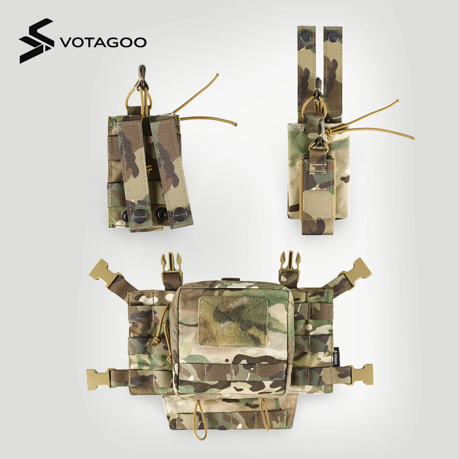 VOTAGOO® Adjustable & Detachable Tactical Chest Rig - Image 3