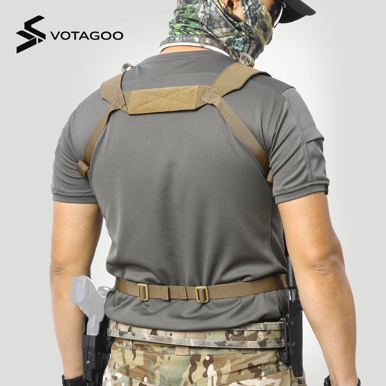 VOTAGOO® Adjustable & Detachable Tactical Chest Rig - Image 9