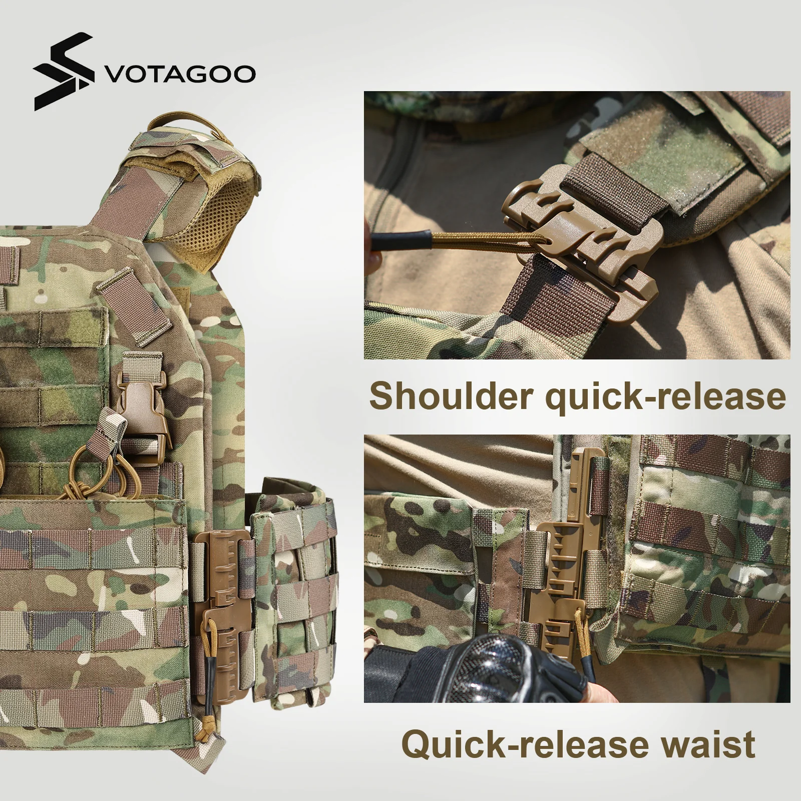VOTAGOO® Airsoft Tactical Vests - Image 4