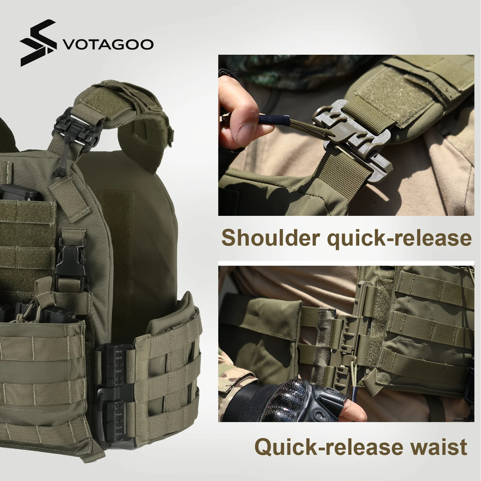 VOTAGOO® Airsoft Tactical Vests - Image 9
