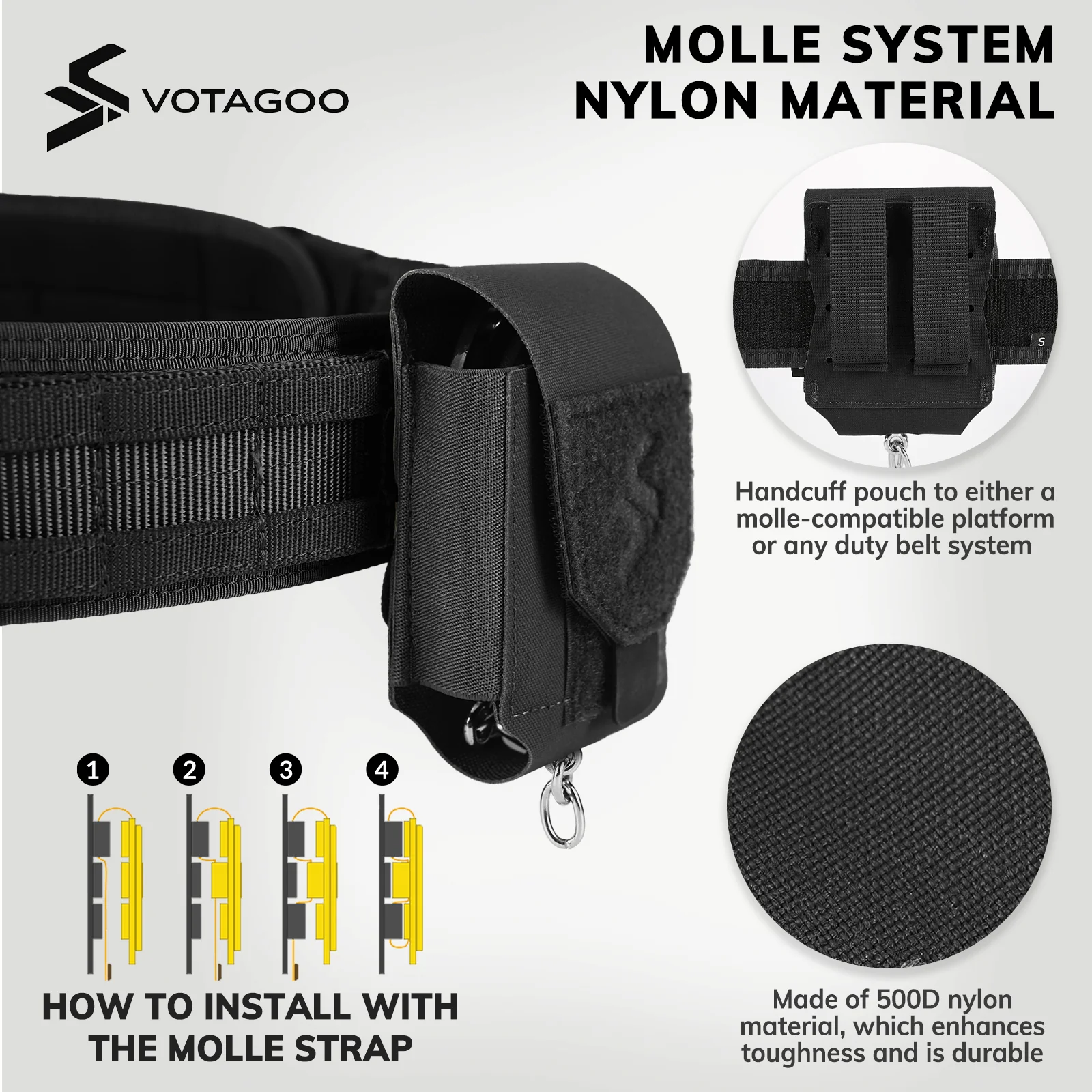 VOTAGOO® Duty Handcuff Pouch - Image 10