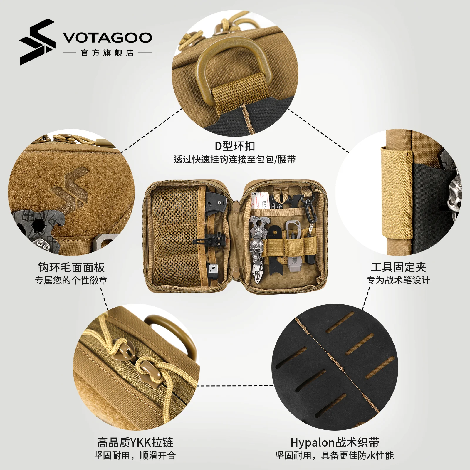 VOTAGOO® EDC Pouch Tool Pocket - Image 3