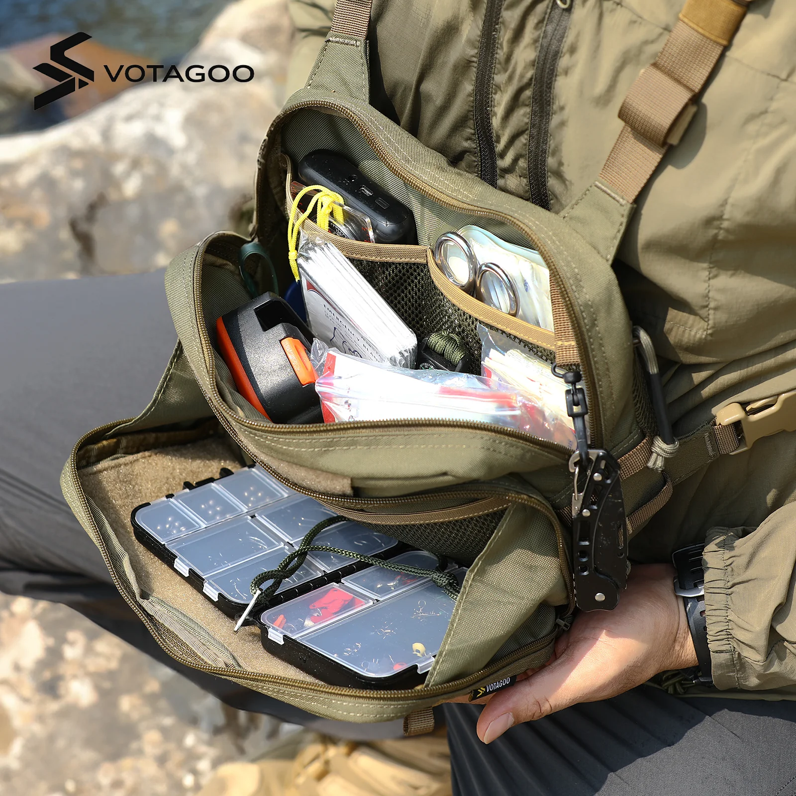 VOTAGOO® Fishing Chest Pack - Image 5