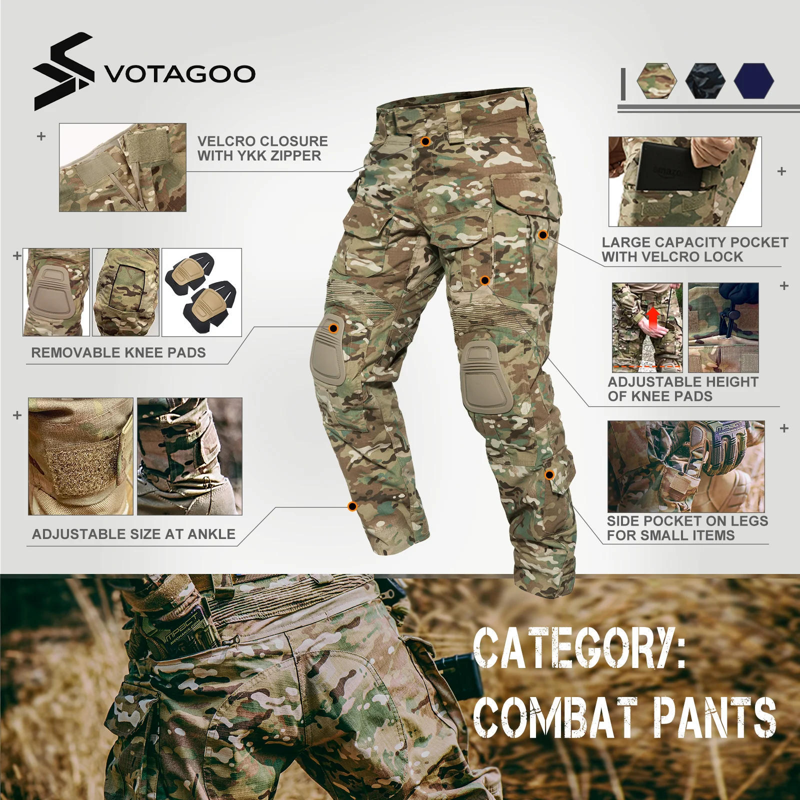 VOTAGOO® G3 Combat Pants - Image 3