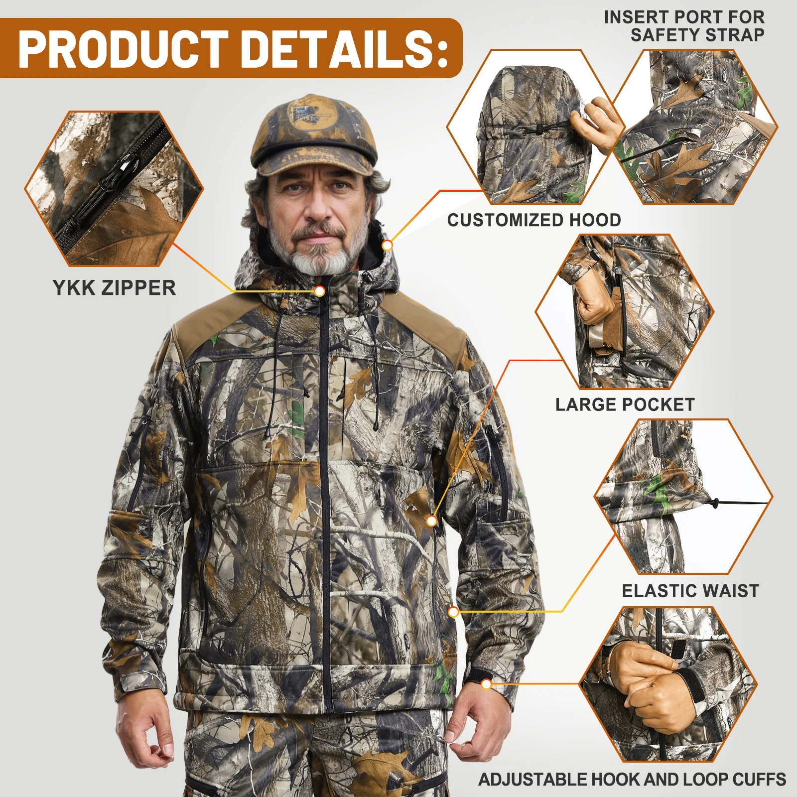 Heated Hunting Jacket for Men - Image 6