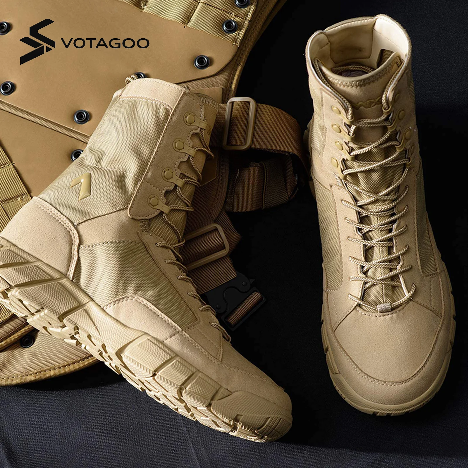 VOTAGOO® Men's 8 inch Tactical Boots - Image 13