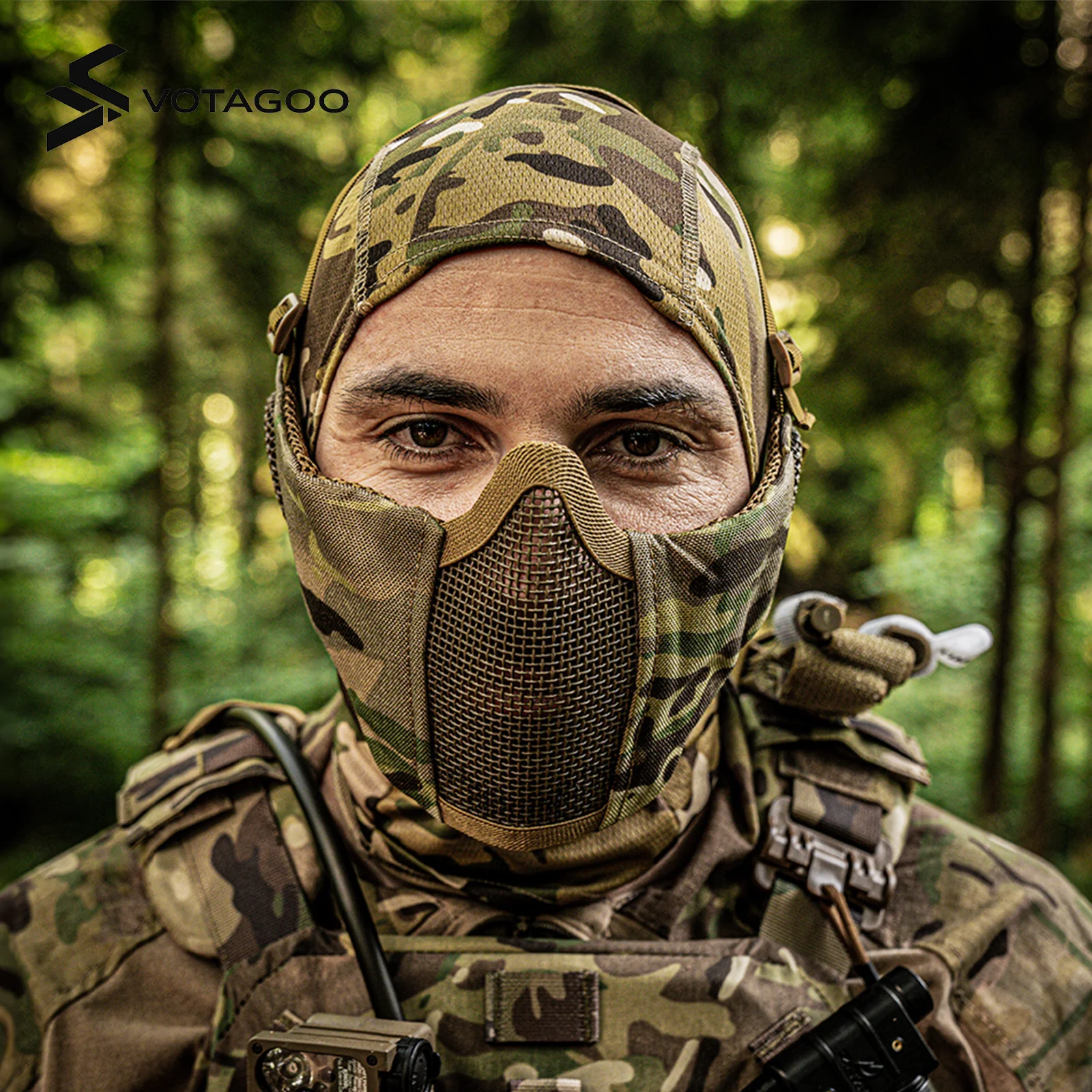 VOTAGOO® Airsoft Mesh Mask - Image 5