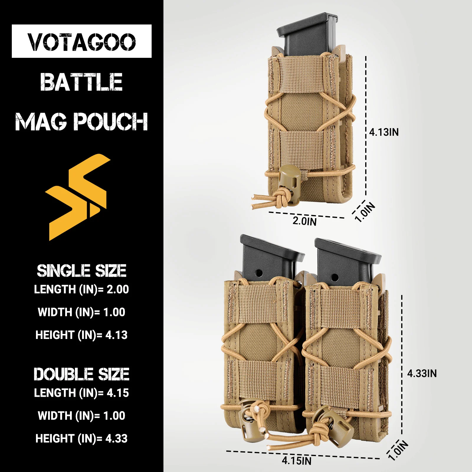 VOTAGOO® Molle Mag Single Pouch - Image 3