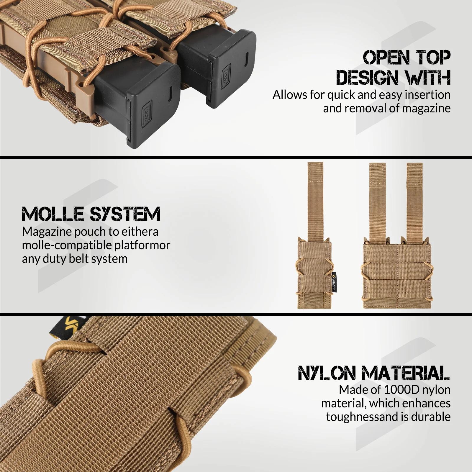 VOTAGOO® Molle Mag Single Pouch - Image 5