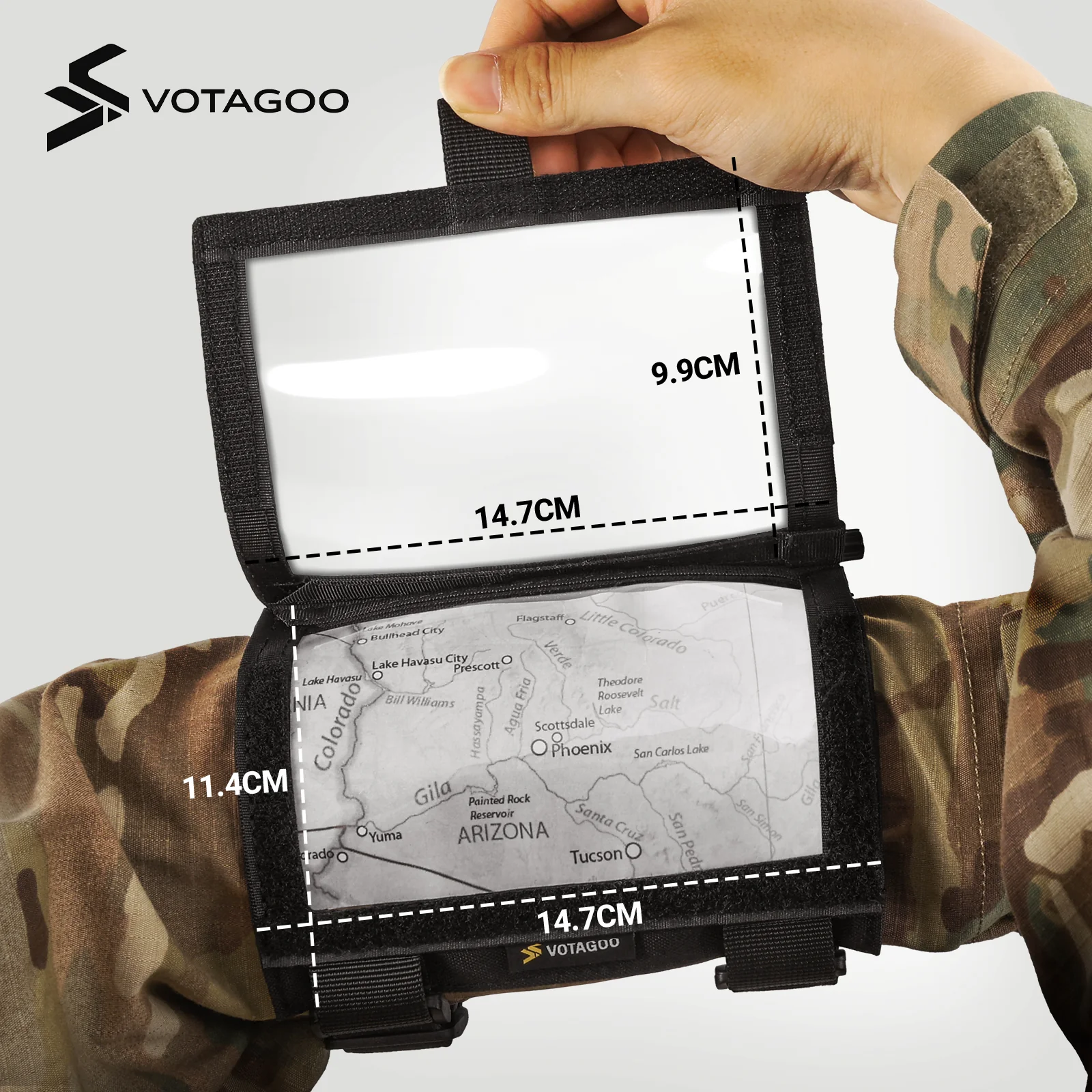 VOTAGOO® Molle Tactical Map Bag - Image 11