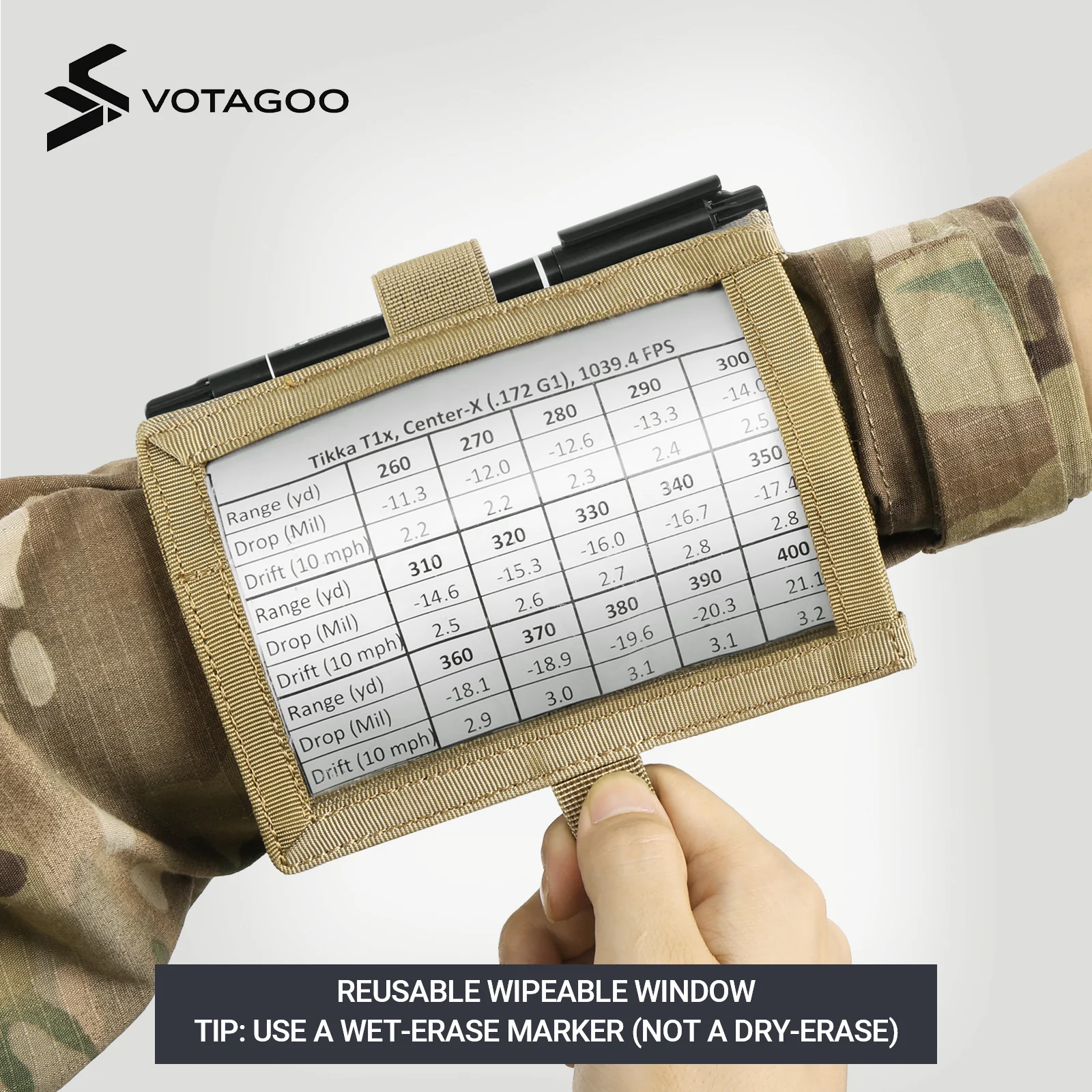 VOTAGOO® Molle Tactical Map Bag - Image 3