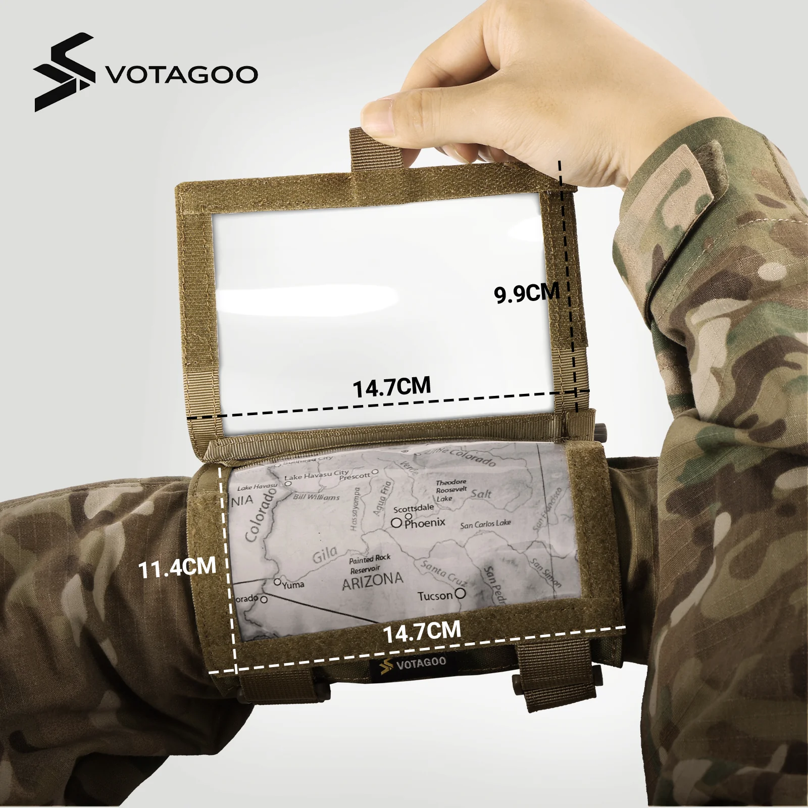 VOTAGOO® Molle Tactical Map Bag - Image 7
