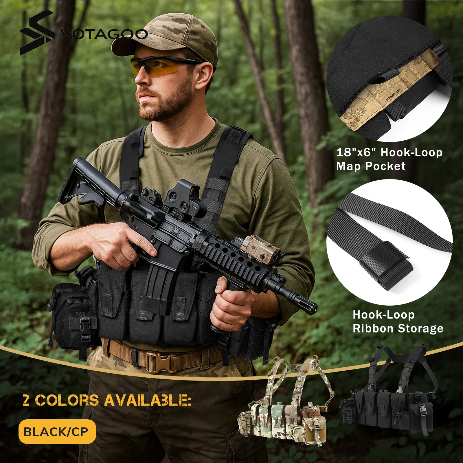 VOTAGOO® Tactical Airsoft Chest Rig - Image 13