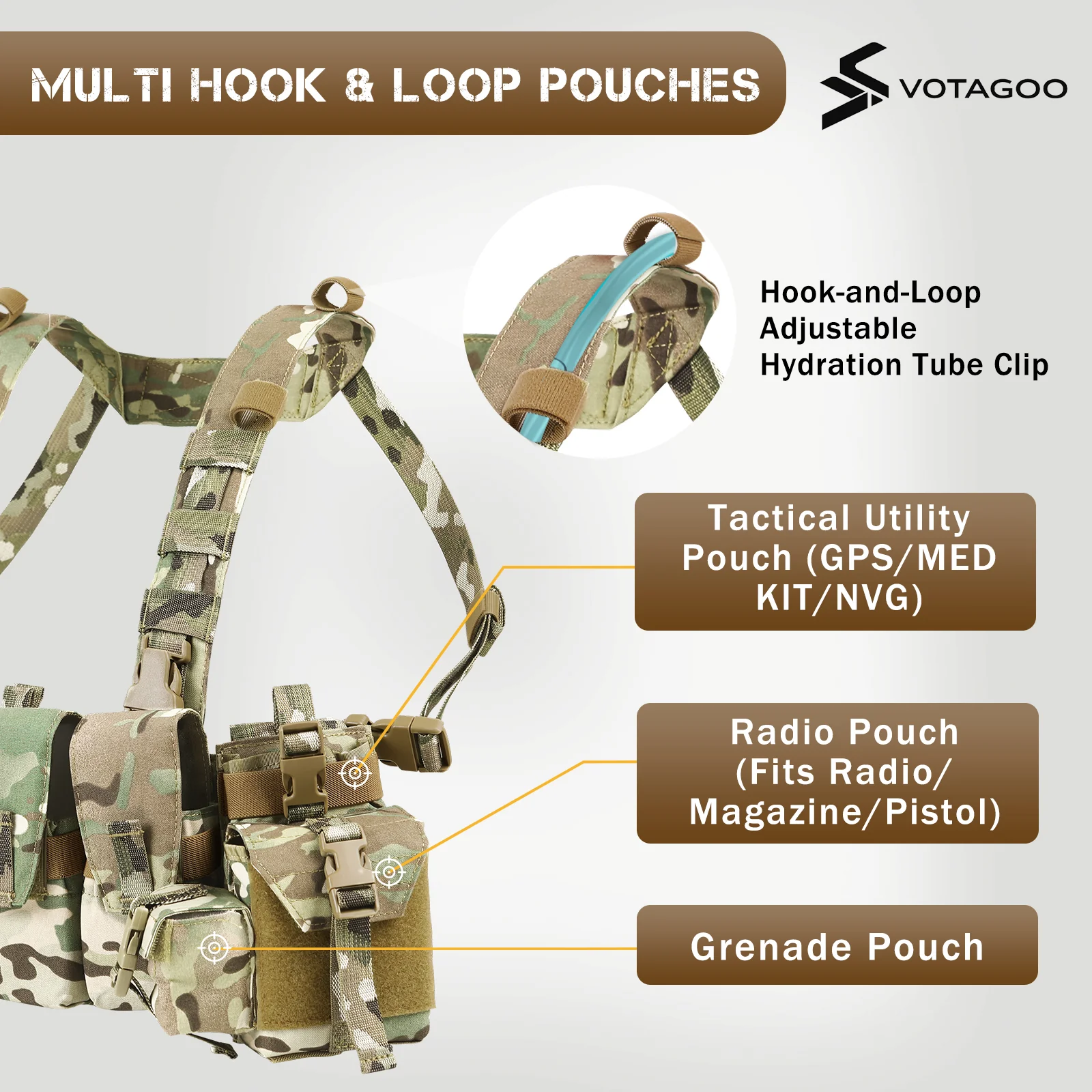 VOTAGOO® Tactical Airsoft Chest Rig - Image 5