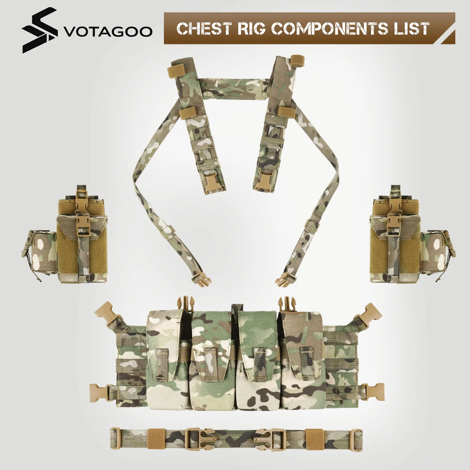 VOTAGOO® Tactical Airsoft Chest Rig - Image 6