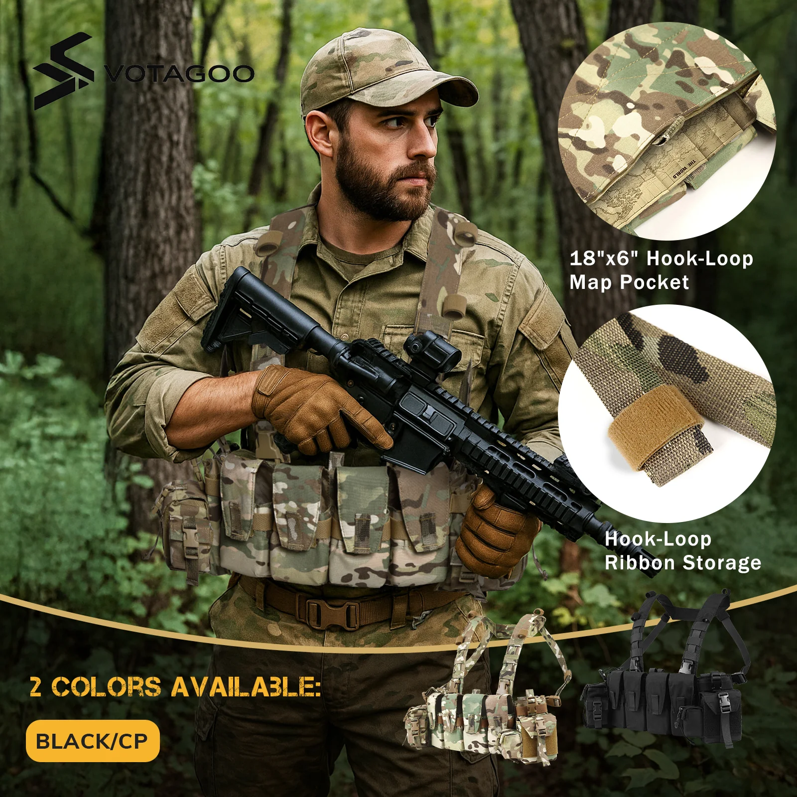 VOTAGOO® Tactical Airsoft Chest Rig - Image 8