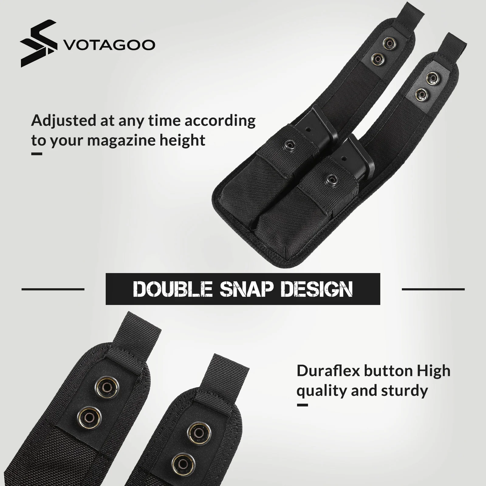 VOTAGOO® Single Double Nylon Mag Pouch - Image 10