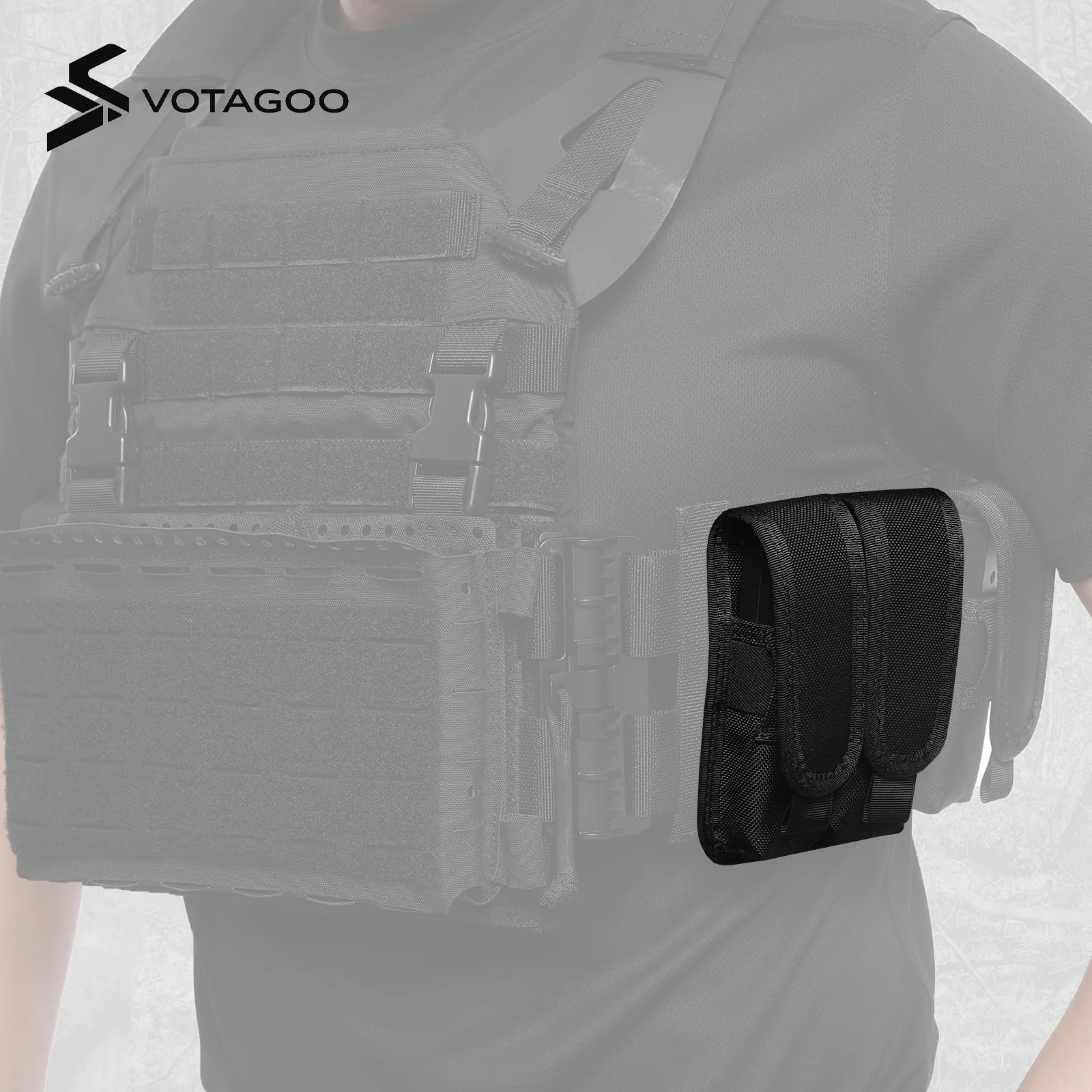 VOTAGOO® Single Double Nylon Mag Pouch - Image 13