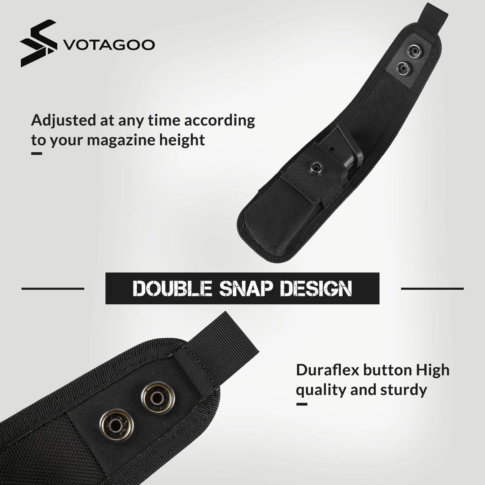 VOTAGOO® Single Double Nylon Mag Pouch - Image 3