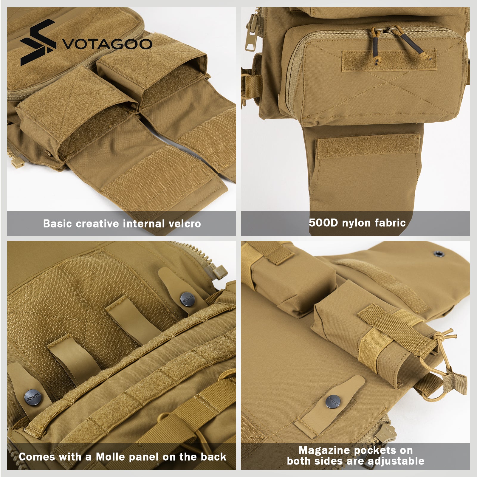 VOTAGOO® Pouch Zip on Panel - Image 7