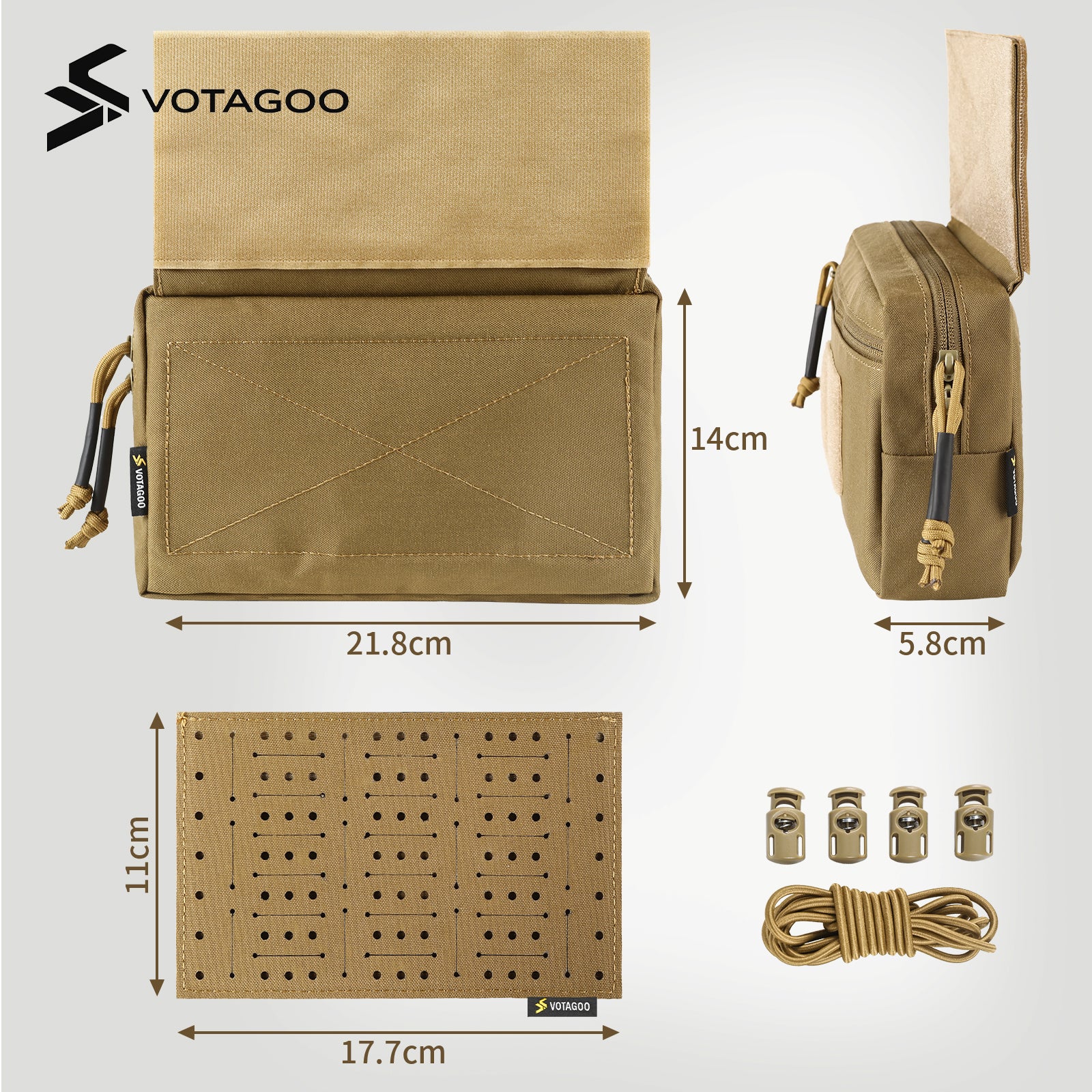 VOTAGOO® Tactical Admin Drop Pouch - Image 8