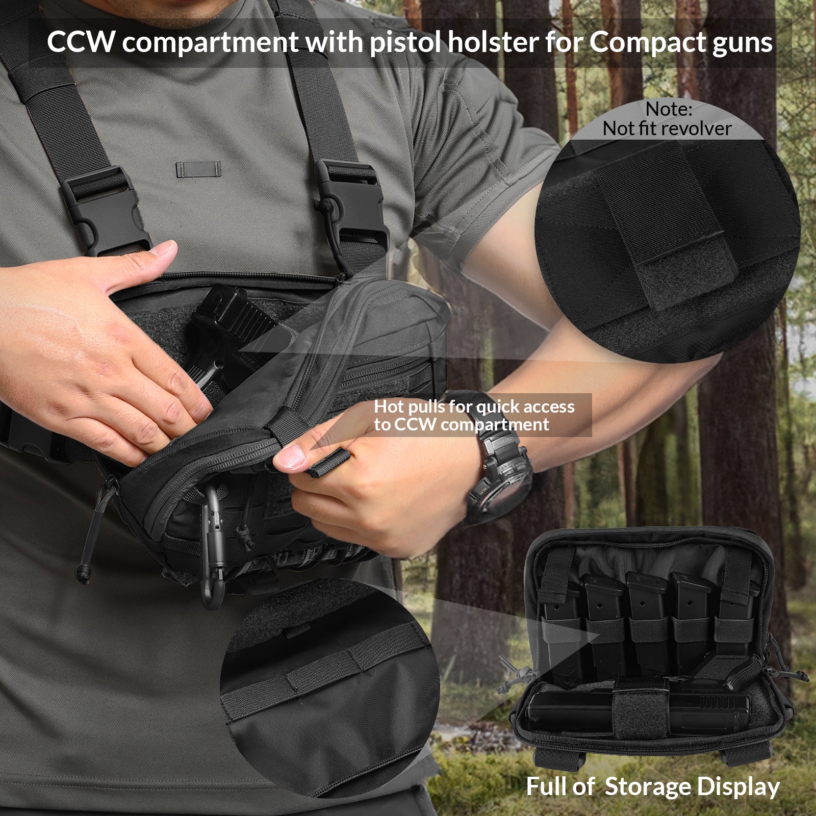 VOTAGOO® Tactical EDC Chest Rig - Image 11