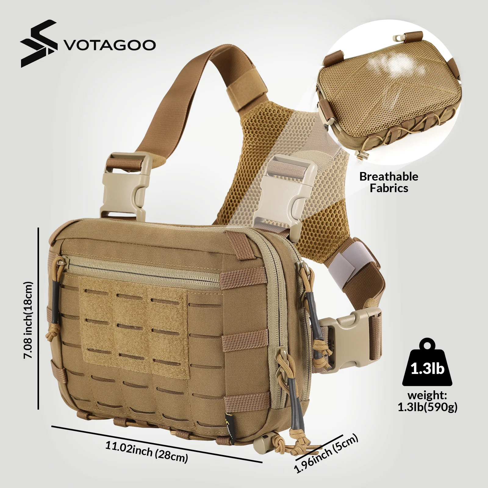 VOTAGOO® Tactical EDC Chest Rig - Image 18