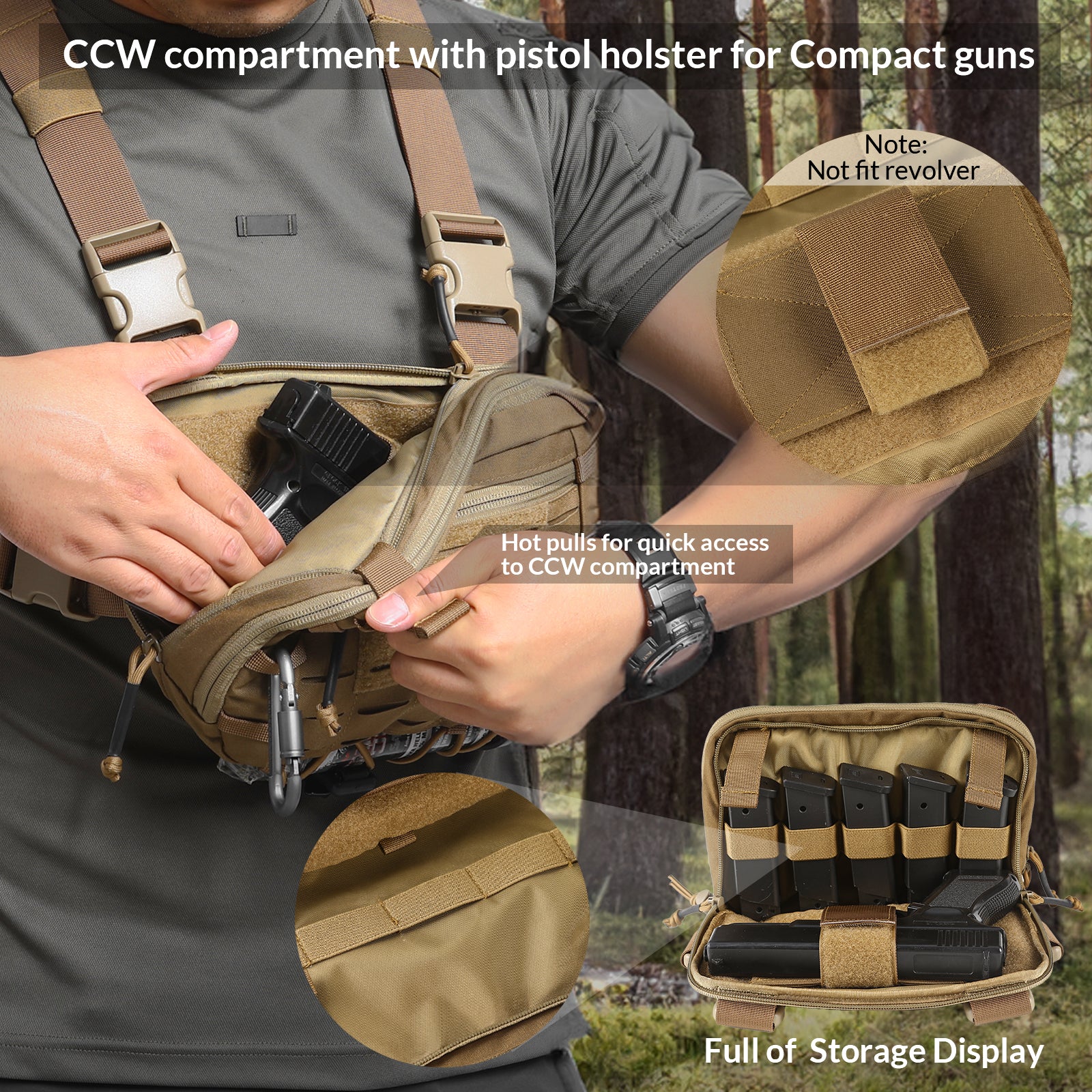 VOTAGOO® Tactical EDC Chest Rig - Image 21