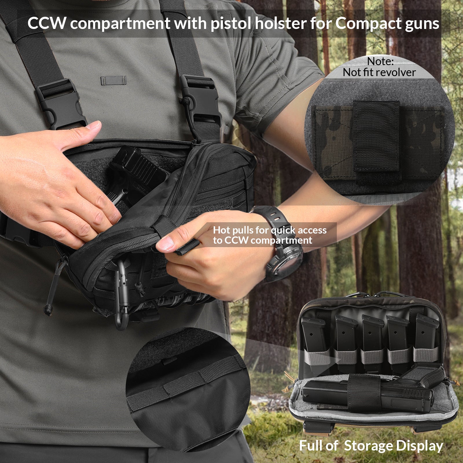 VOTAGOO® Tactical EDC Chest Rig - Image 23