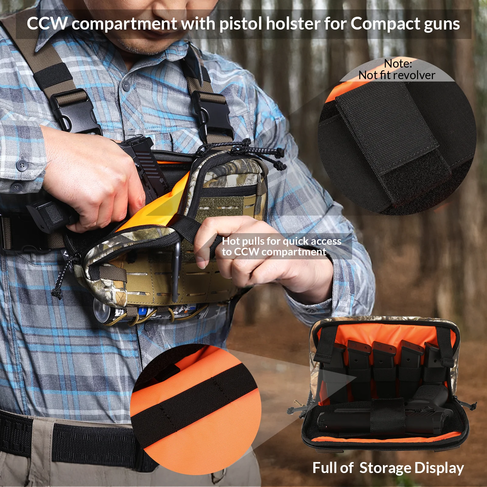 VOTAGOO® Tactical EDC Chest Rig - Image 25