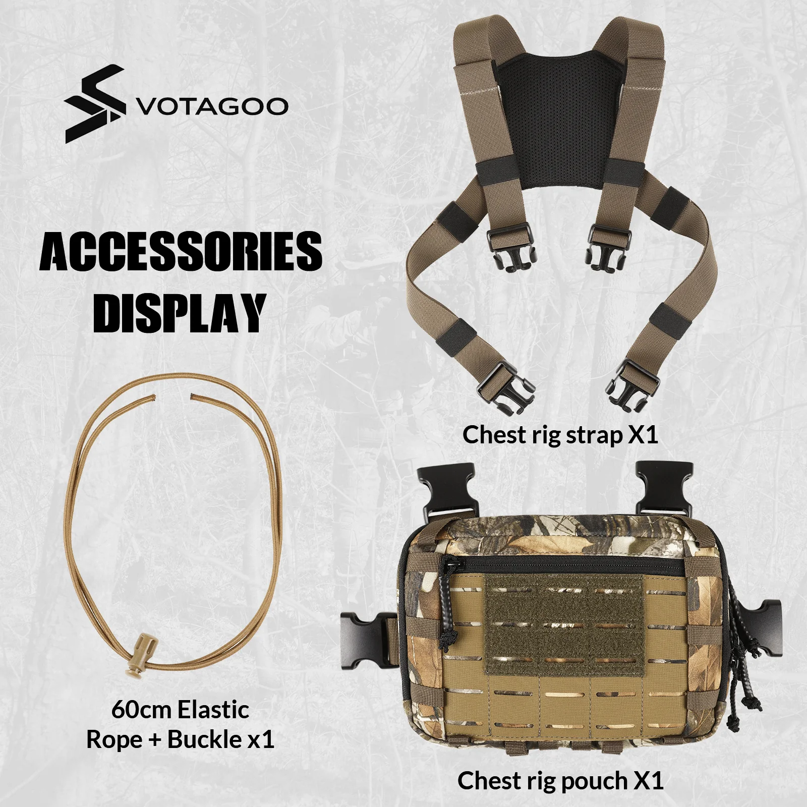 VOTAGOO® Tactical EDC Chest Rig - Image 27