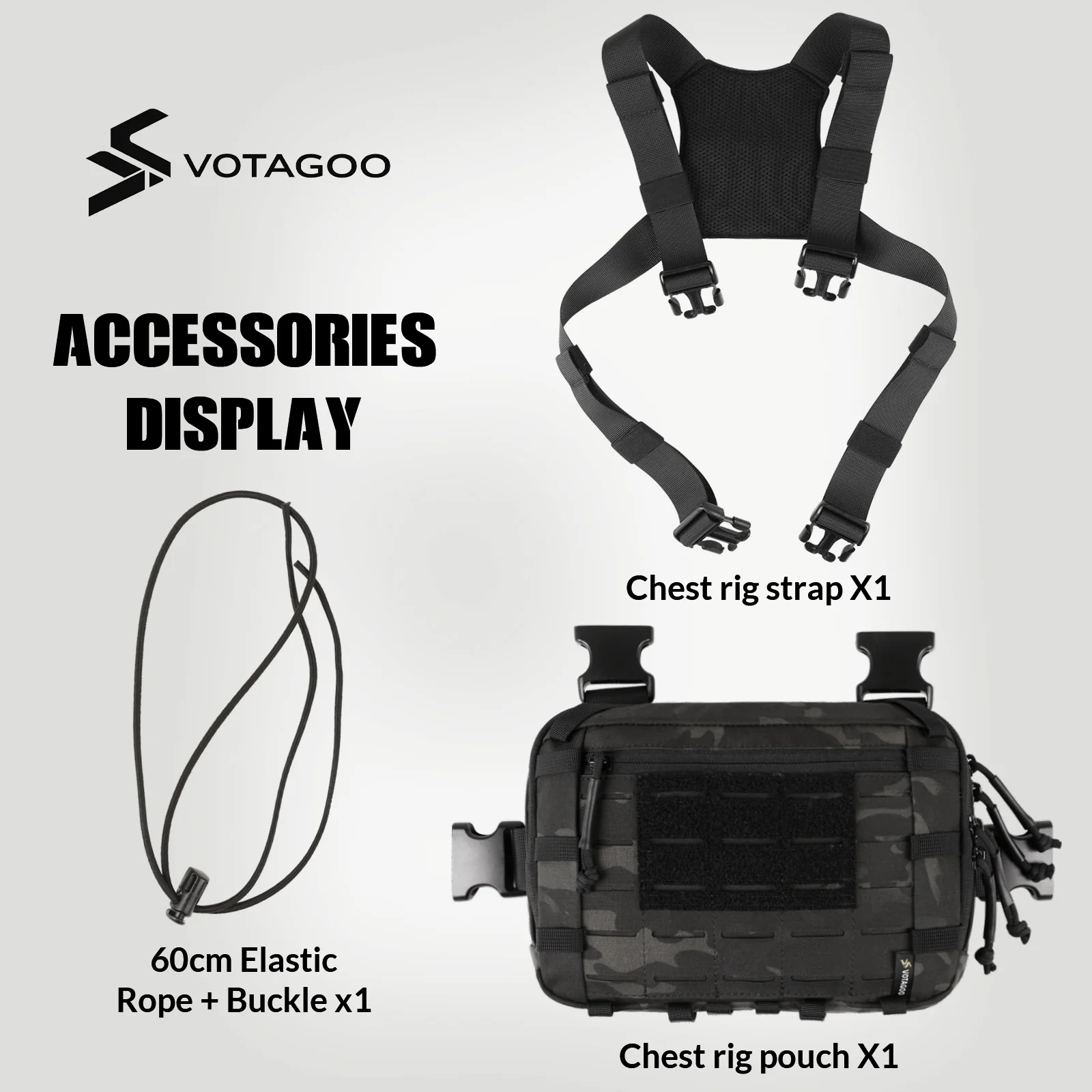 VOTAGOO® Tactical EDC Chest Rig - Image 28