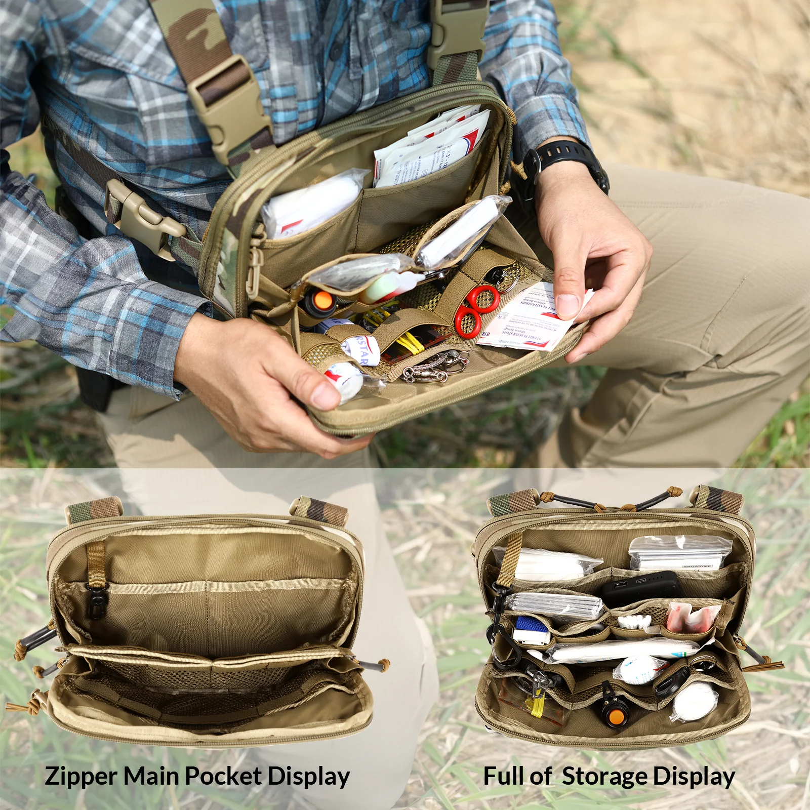 VOTAGOO® Tactical EDC Chest Rig - Image 34