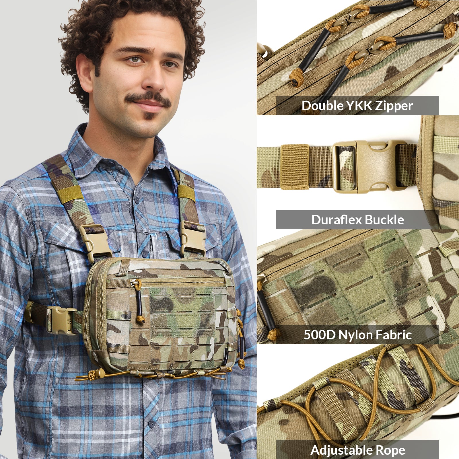 VOTAGOO® Tactical EDC Chest Rig - Image 35