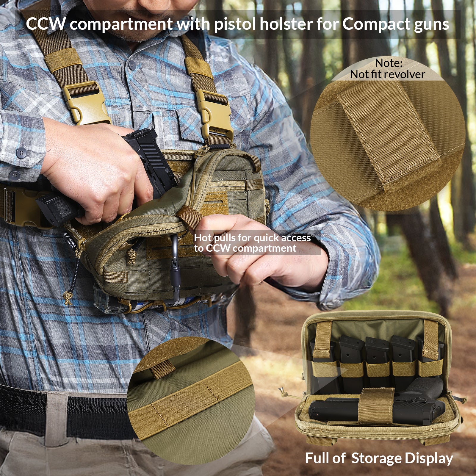 VOTAGOO® Tactical EDC Chest Rig - Image 42