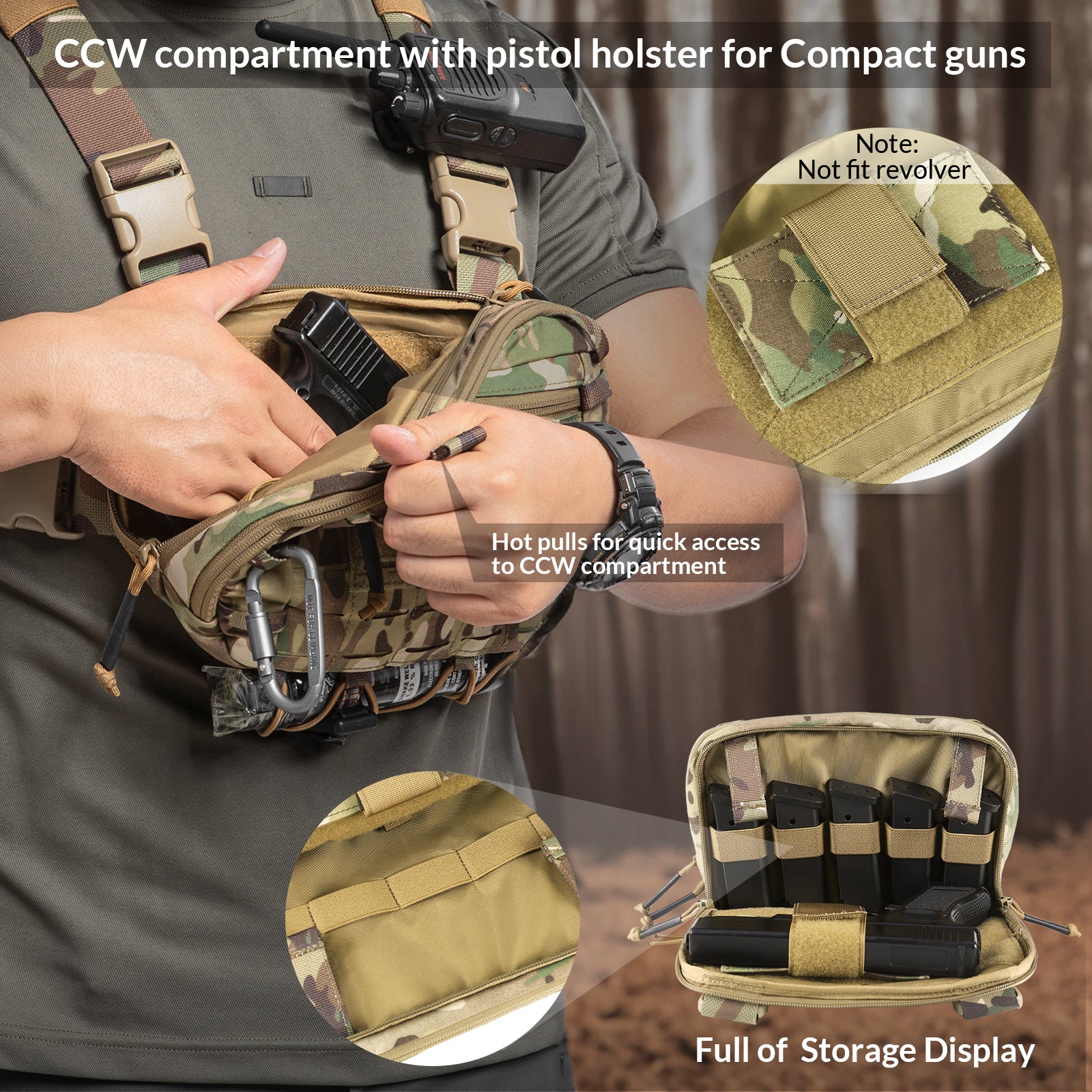VOTAGOO® Tactical EDC Chest Rig - Image 6