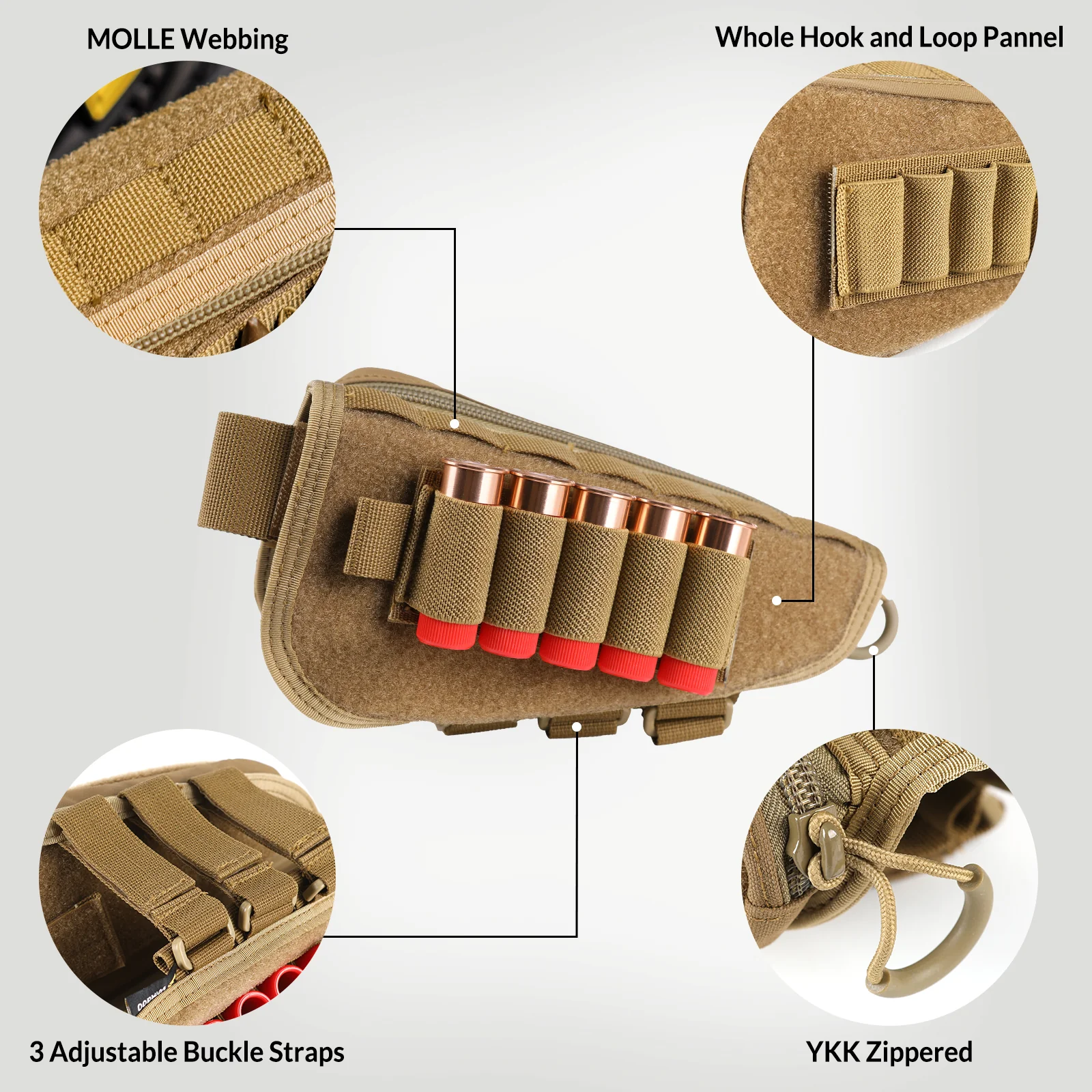 VOTAGOO® Tactical Gunstock Pouch - Image 7