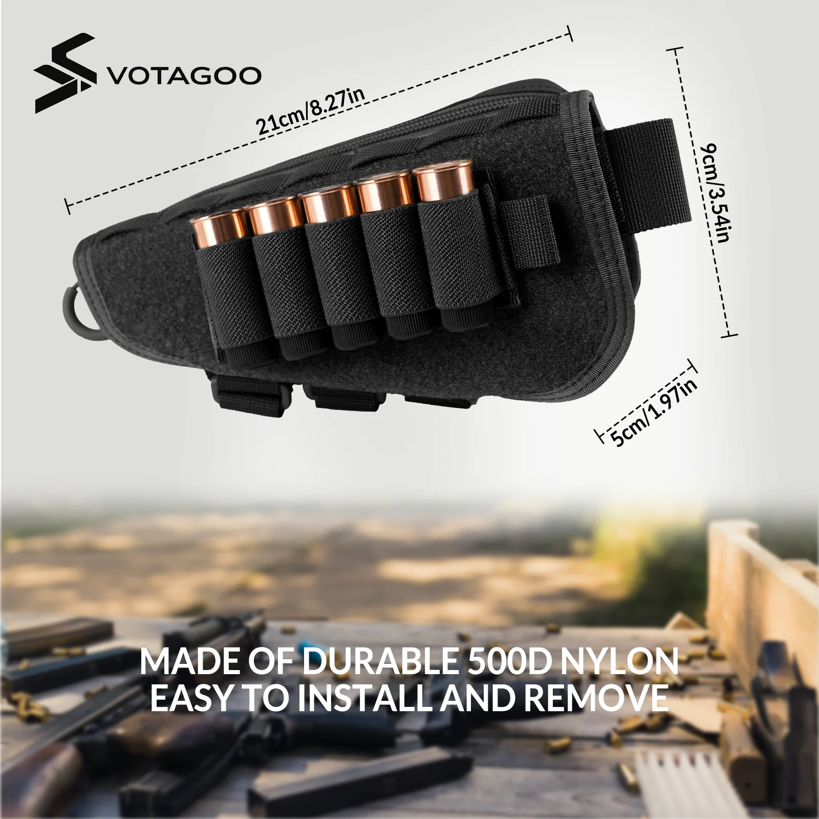 VOTAGOO® Tactical Gunstock Pouch - Image 9